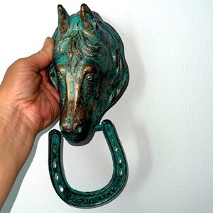 Rustic Horse Head door knocker